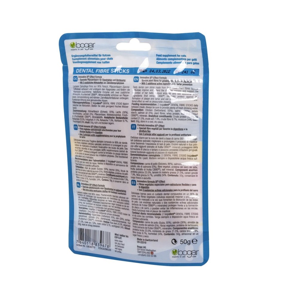 Snack für Katze Bogar Fisch 50 g