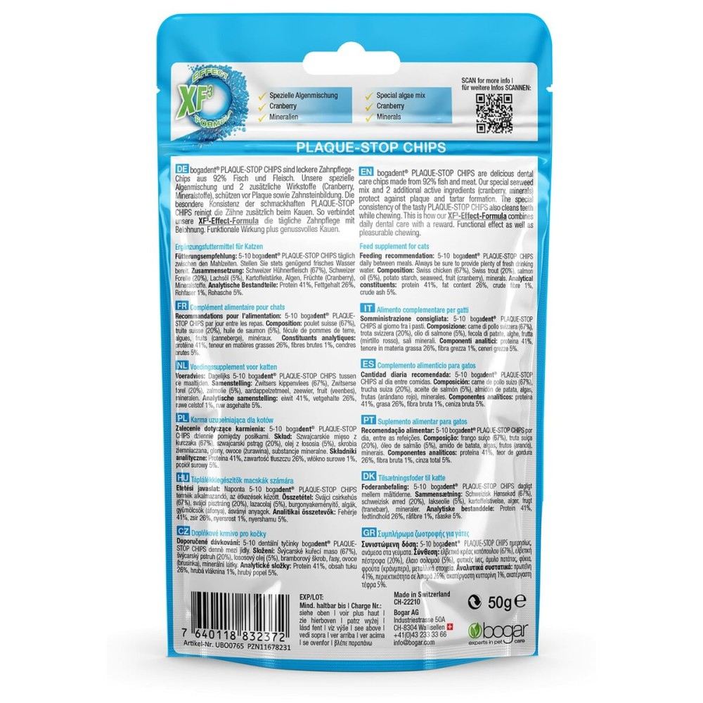 Snack für Katze Bogar Fisch 50 g