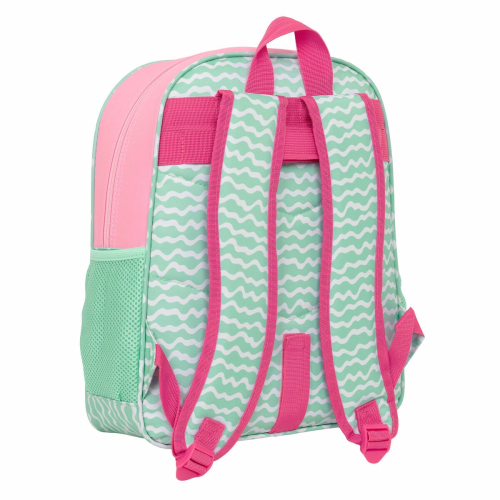 Schulrucksack Lilo & Stitch Ice cream Rosa 32 x 38 x 12 cm