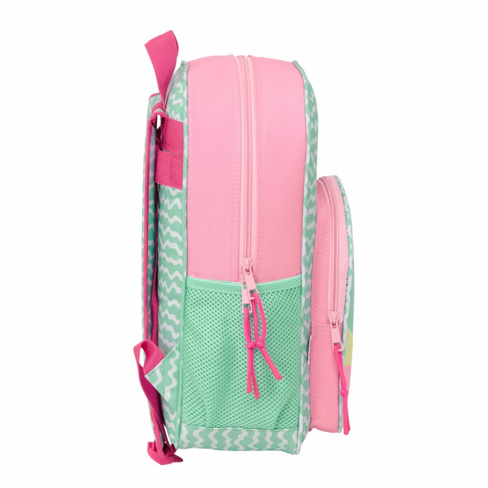 Cartable Lilo & Stitch Ice cream Rose 32 x 38 x 12 cm