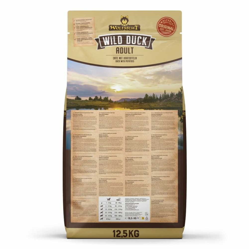Futter Wolfsblut Erwachsener Ente Kartoffeln 12,5 Kg