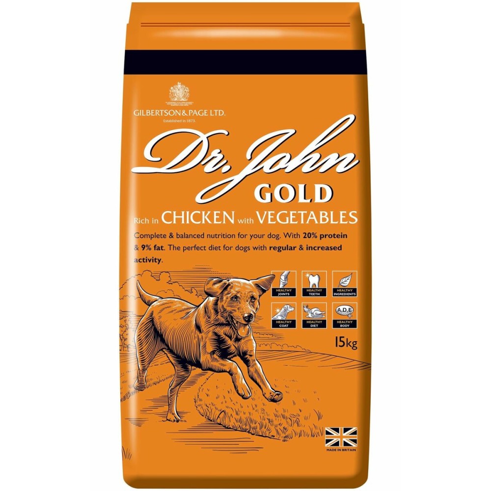 Nourriture Dr.John Poulet 15 g 15 kg