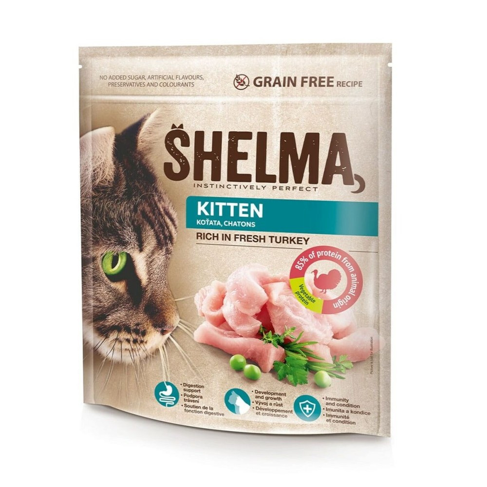 Aliments pour chat Shelma Dinde 750 g