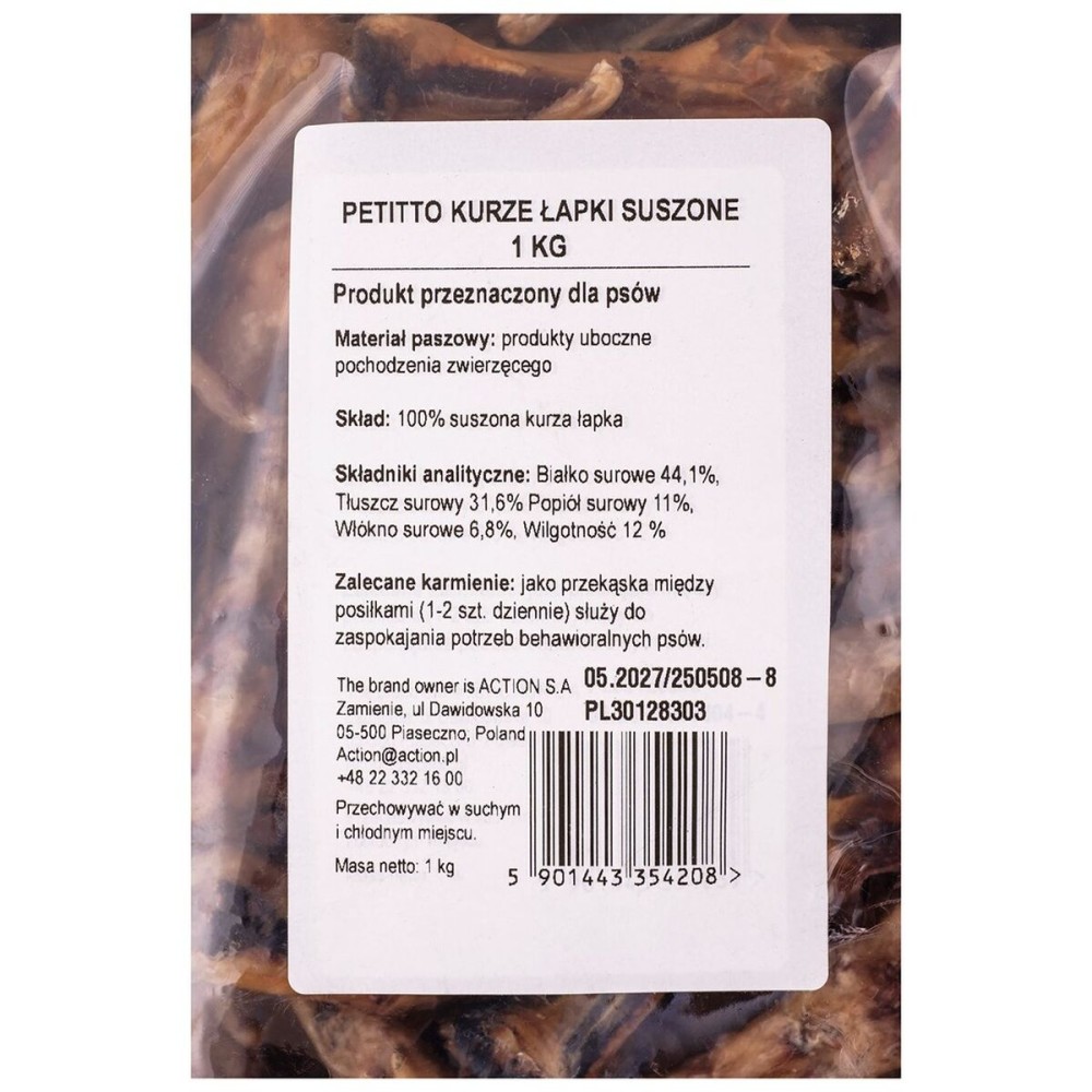 Snack pour chiens Petitto Poulet 1 kg