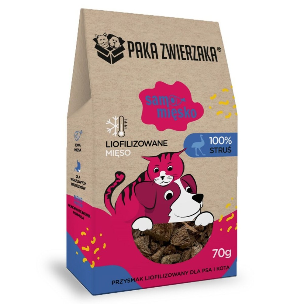 Dog Snack Paka Zwierzaka Ostrich 70 g
