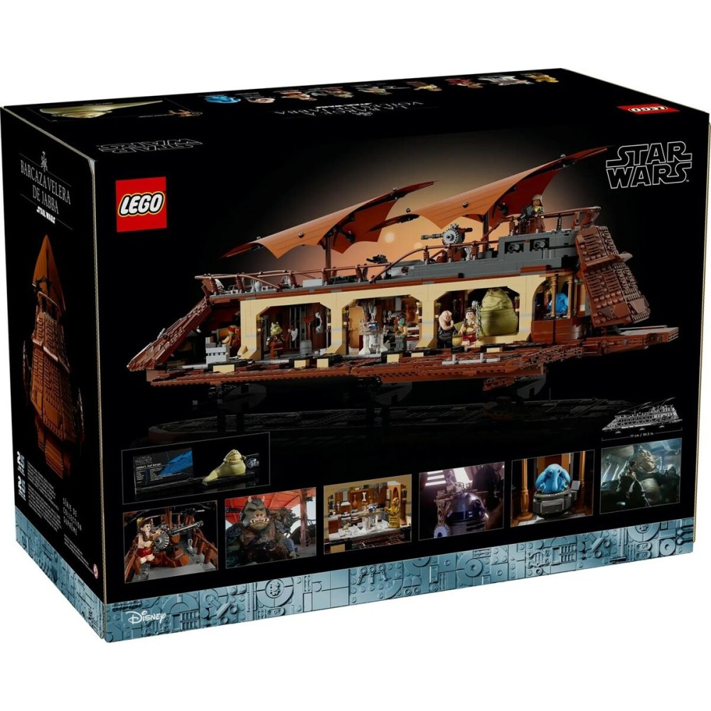 Set de construction Lego 75397 - Star Wars Jabba Sail Barge 3943 Pièces