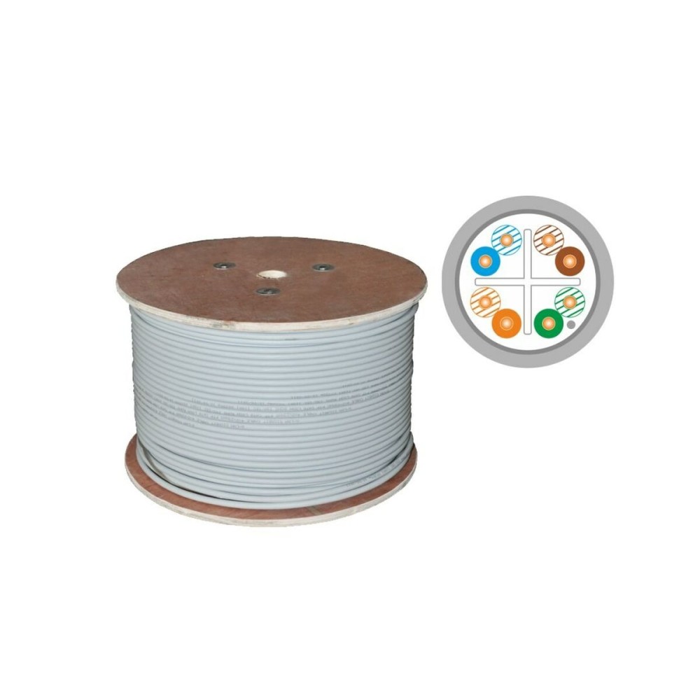 Câble Réseau Rigide UTP 6ème Catégorie Alantec KIF6LSOH500D Gris 500 m