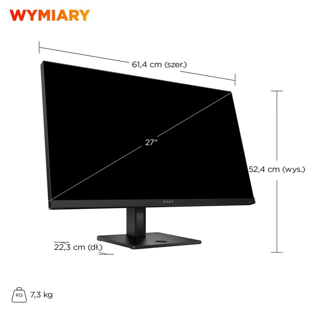 Gaming-Monitor HP AV4H6E9ABB Quad HD 27"