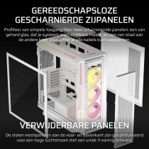 ATX Semi-tower Box Corsair CC-9011299-WW White Multicolour