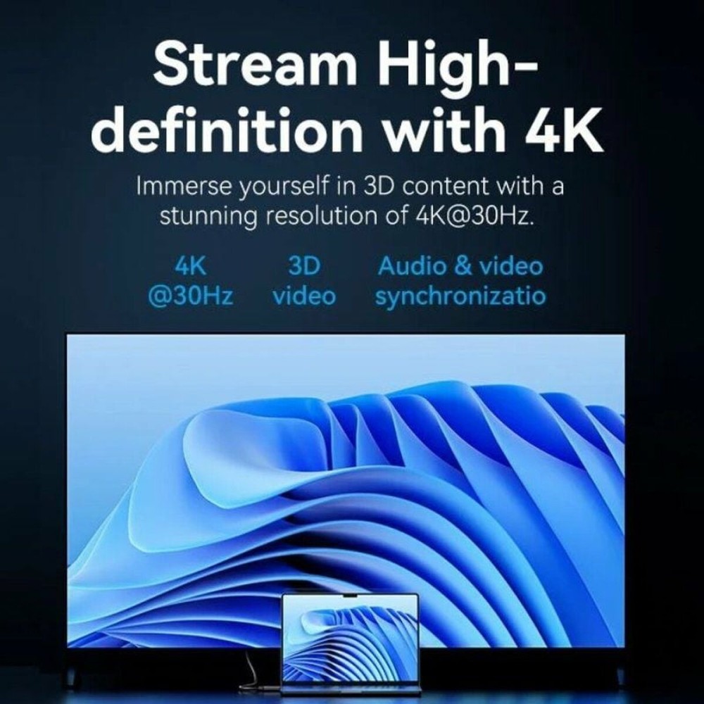 DisplayPort-Kabel zu HDMI Vention HFOBJ 5 m
