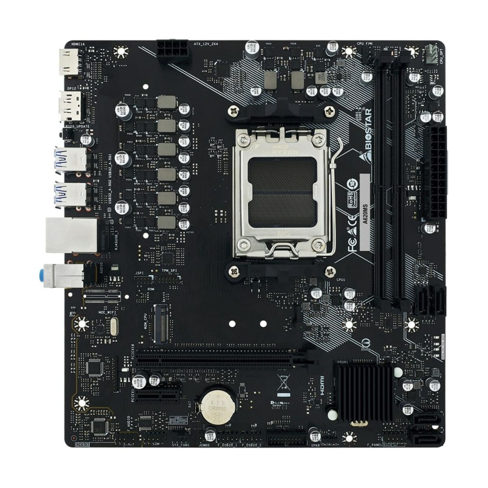 Carte Mère Biostar A620MS AMD AM5 AMD A620