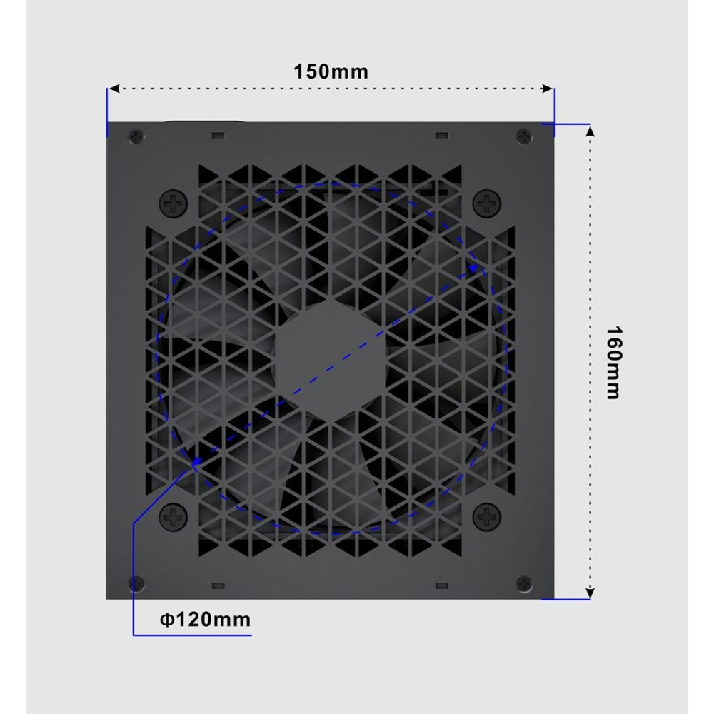Stromquelle GEMBIRD CCC-PSUGOLD-1000W