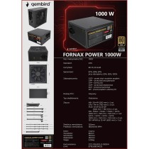 Stromquelle GEMBIRD CCC-PSUGOLD-1000W
