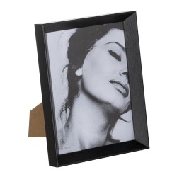 Cadre photo Noir Bois Verre 17 x 2,5 x 22 cm