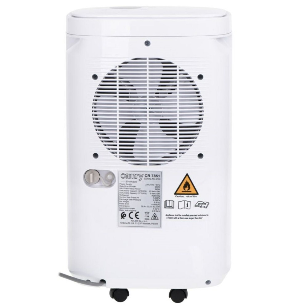 Dehumidifier Adler CR 7851 200 W 10 L