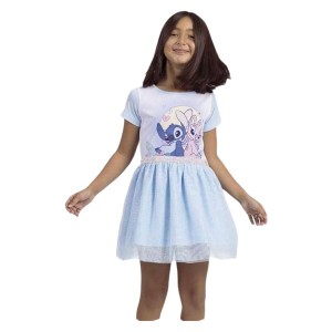 Kleid Stitch Hellblau