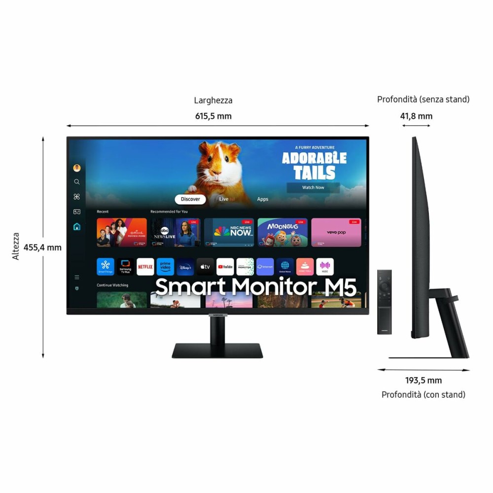 Gaming-Monitor Samsung LS27DM502EUXEN Full HD 27"