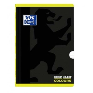 Carnet Oxford OPENFLEX Citron A4 48 Volets A rayures Agrafes 10 Unités (10 Pièces)