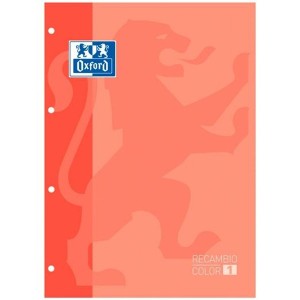 Replacement Oxford Peach A4 80 Sheets Sheets 5 Pieces 5 Units