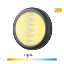 Applique LED EDM 32155 Noir Plastique E 6 W 450 lm (4000 K)