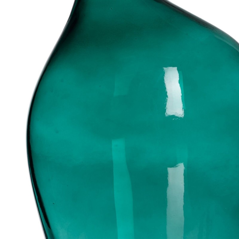 Vase Vert Verre 12,5 x 8,5 x 24 cm