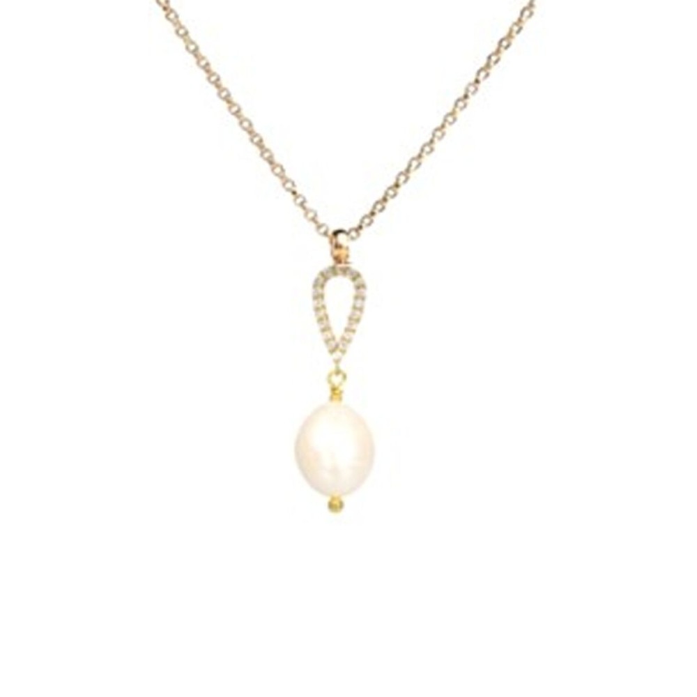 Ladies' Pendant New Bling 9NB-PRL9A Golden