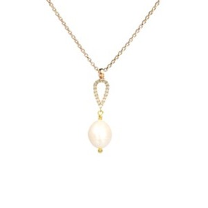 Ladies' Pendant New Bling 9NB-PRL9A Golden