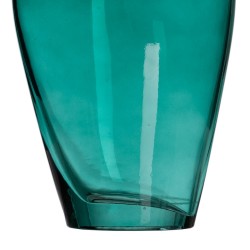 Vase Green Crystal 12,5 x 8,5 x 24 cm