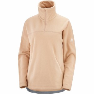 Fleece Salomon Essentiall Cosy Damen Hellrosa