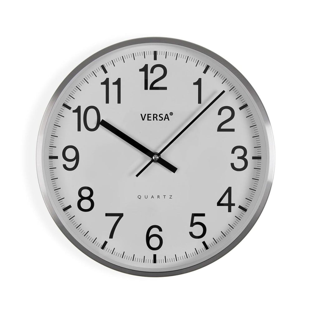 Horloge Murale Versa Blanc Métal
