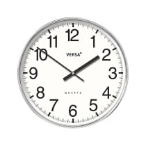 Wanduhr Versa Weiß Kunststoff 4 x 30 x 30 cm