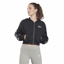 Sportjacke für Frauen Reebok Tape Pack Full Zip Schwarz