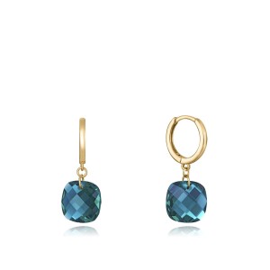 Ladies' Earrings Viceroy 13102E100-52 Sterling silver 925 Golden Green