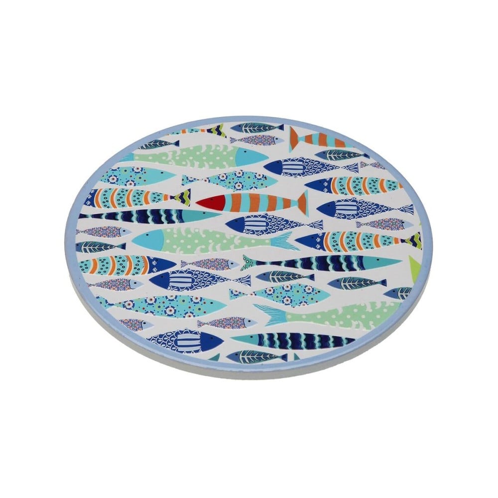 Untersetzer Versa Kork aus Keramik Fische 20 X 0,6 X 20 CM