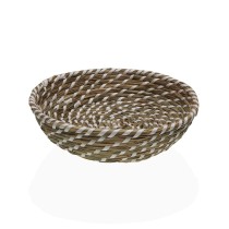 Mehrzweckkorb Versa Textil Wasserhyazinthe 25 x 8 x 25 cm