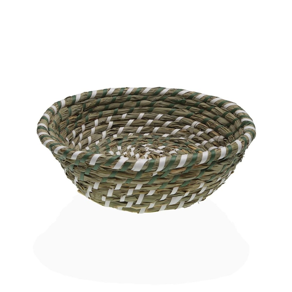 Multi-purpose basket Versa Textile Water hyacinth 25 x 8 x 25 cm