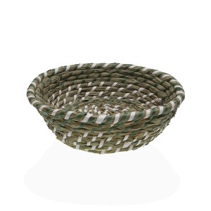 Mehrzweckkorb Versa Textil Wasserhyazinthe 25 x 8 x 25 cm