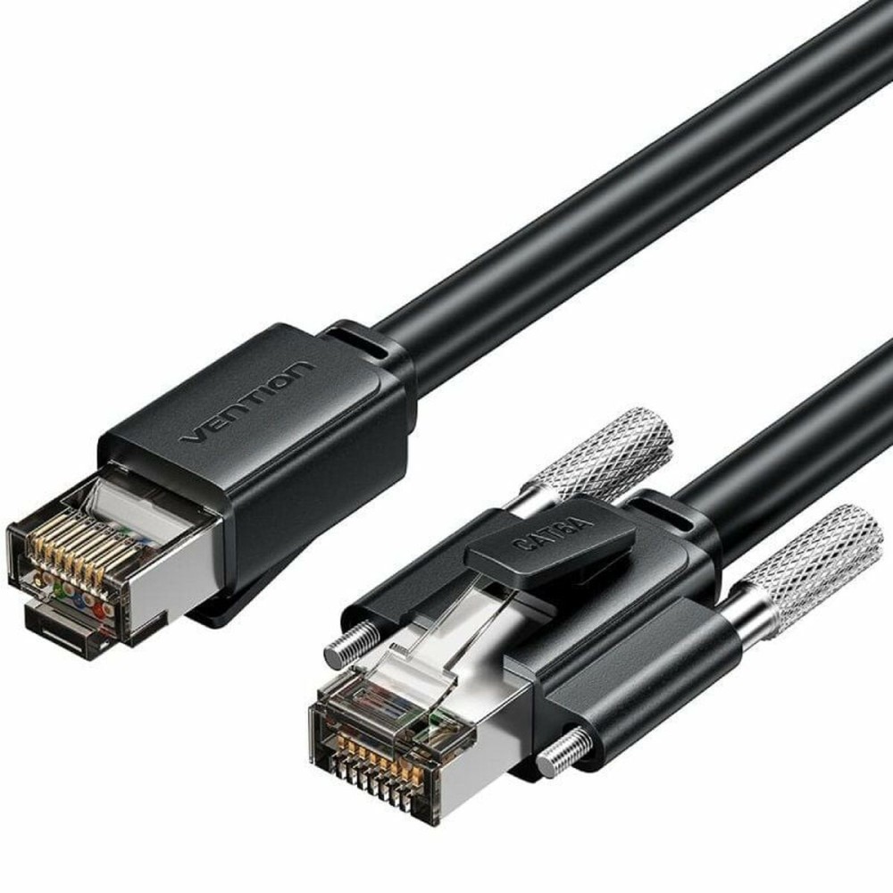 Category 6 Hard FTP RJ45 Cable Vention IBUBH Black 2 m