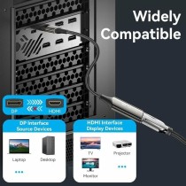 DisplayPort-Kabel zu HDMI Vention HFNBC Schwarz