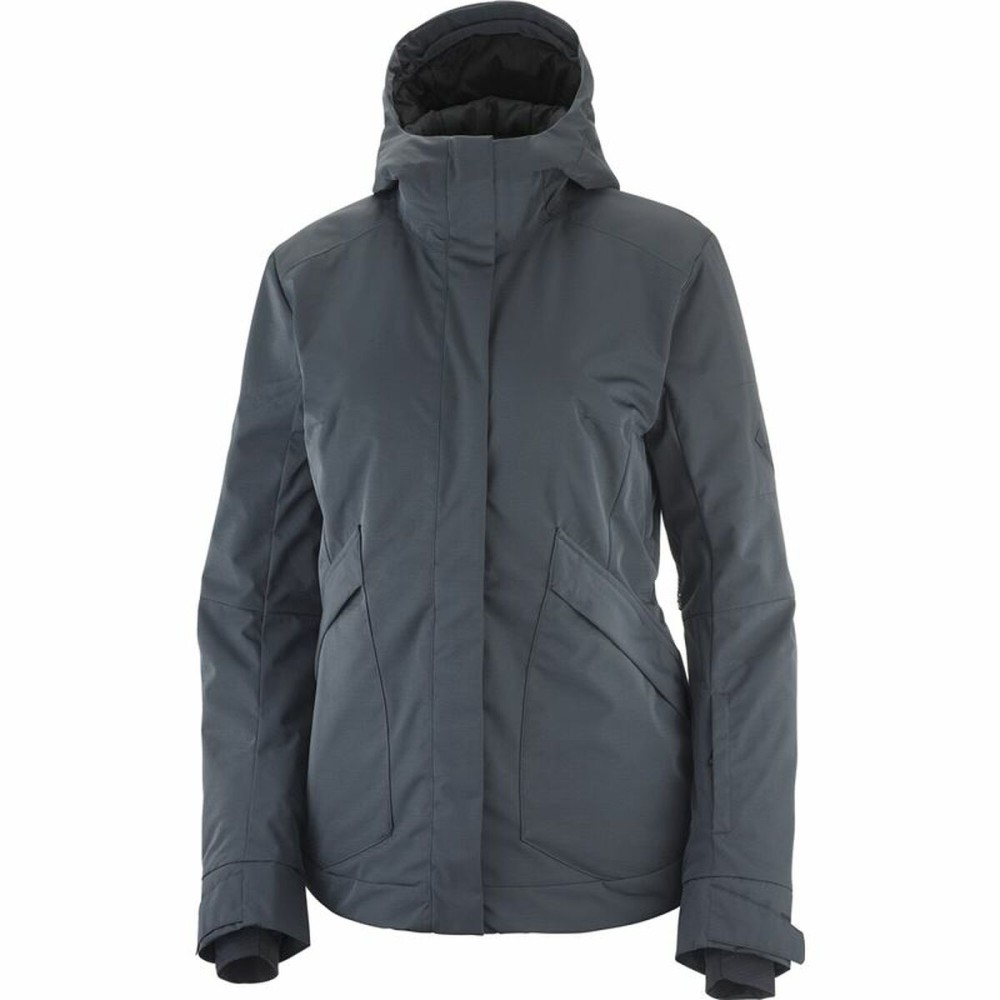 Anorak de ski Salomon Snow Rebel Femme Gris