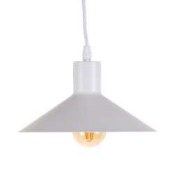 Suspension Blanc Fer Moderne 220 V 22 x 22 x 15 cm