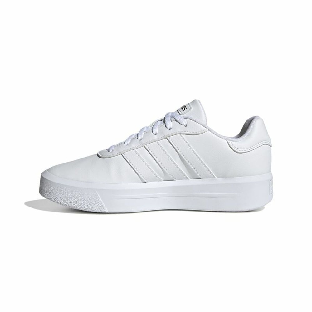 Chaussures de sport pour femme Adidas Court Platform Blanc