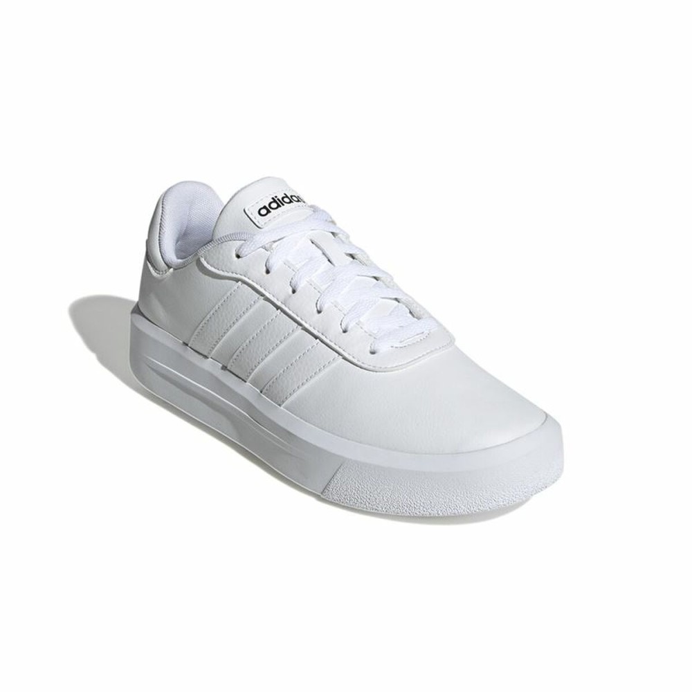 Chaussures de sport pour femme Adidas Court Platform Blanc