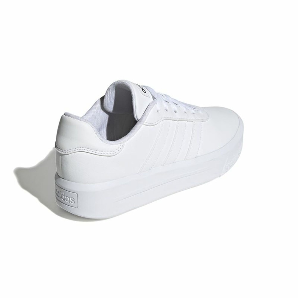 Chaussures de sport pour femme Adidas Court Platform Blanc