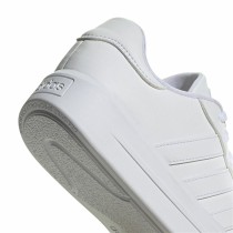 Chaussures de sport pour femme Adidas Court Platform Blanc