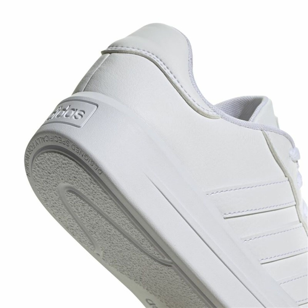 Chaussures de sport pour femme Adidas Court Platform Blanc