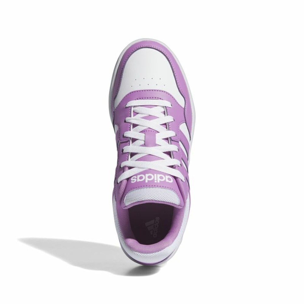 Chaussures de sport pour femme Adidas Hoops 3.0 Blanc