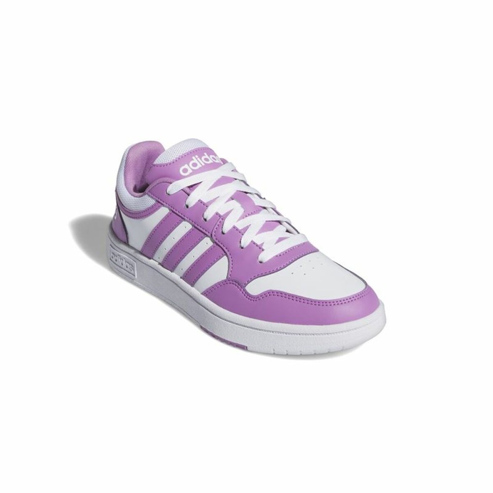 Chaussures de sport pour femme Adidas Hoops 3.0 Blanc