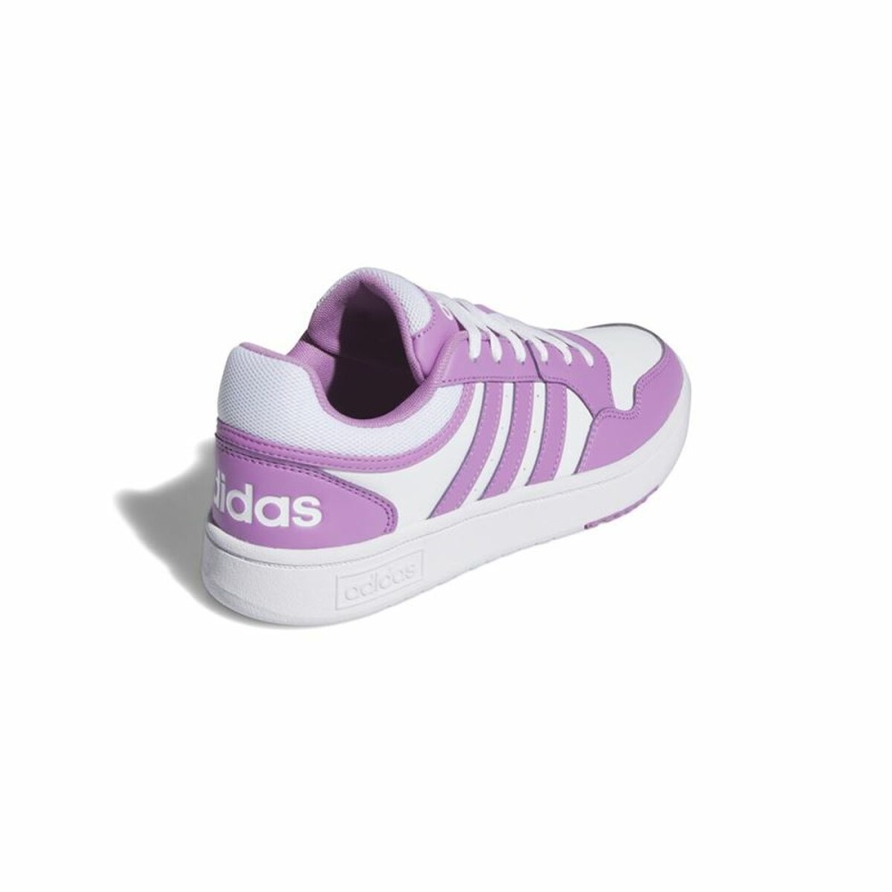 Chaussures de sport pour femme Adidas Hoops 3.0 Blanc