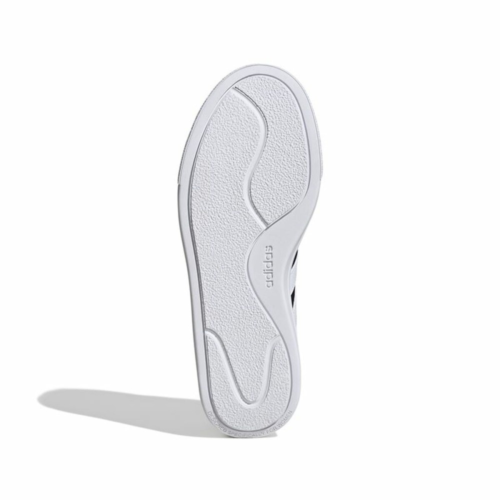 Chaussures de sport pour femme Adidas Court Platform Suede Noir